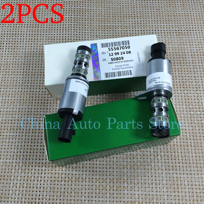 

2 шт. регулируемый клапан управления маслом для Chevrolet Cruze Sonic Trax Orlando Vauxhall Opel Astra Zafira 55567050