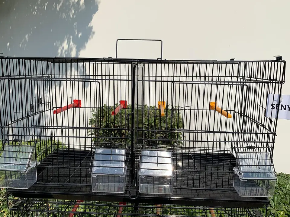 Stackable Breeding Bird Cage Set for Small Birds