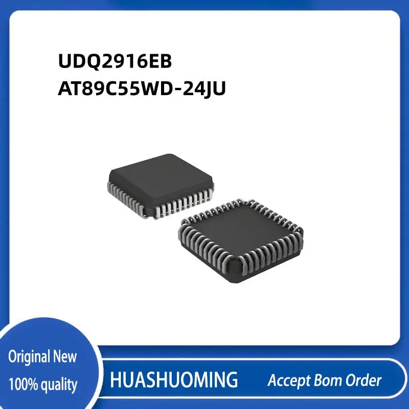 

5PCS-10Pcs/Lot New UDQ2916EB UDQ2916E UDQ2916 AT89C55WD-24JU AT89C55WD-24JI AT89C55WD AT89C55 PLCC-44