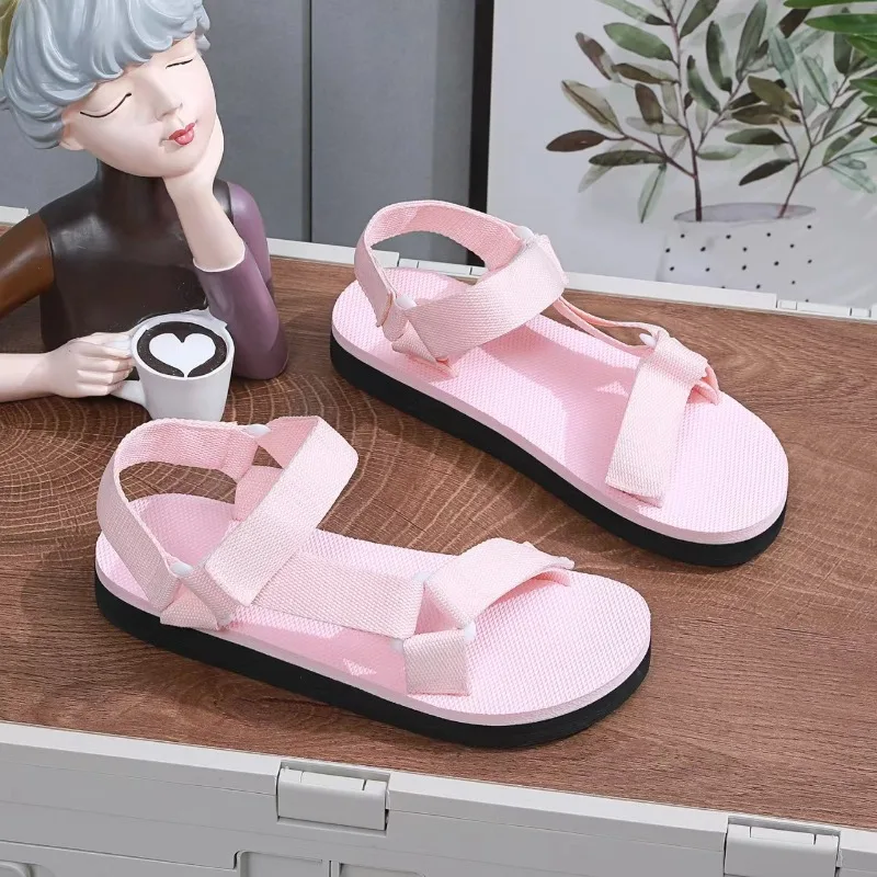 Women Sandals Simple Casual Summer Shoes Comfortable Sneakers Outdoor Beach Vacation Sandals New Ladies Casual Shoes