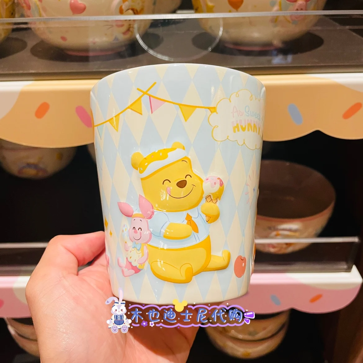 

Disney Cartoon princess Pooh Mug cute Chip kettle Clock Tea Pot Cup girlfriend Lovely Gift