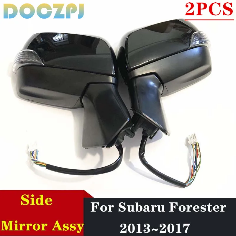 2PCS Left and Right Car Outside Rearview Mirror Assembly For Subaru