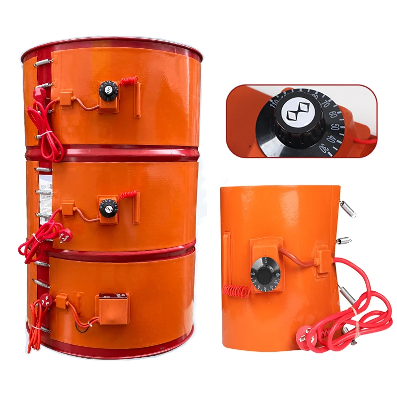 110V220V380VOilDrumSiliconeHeaterBandBiodieselGasTapeTank