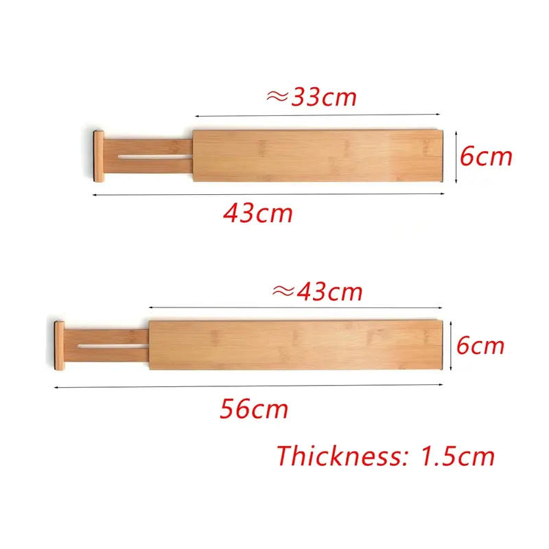 Bamboo Drawer Dividers