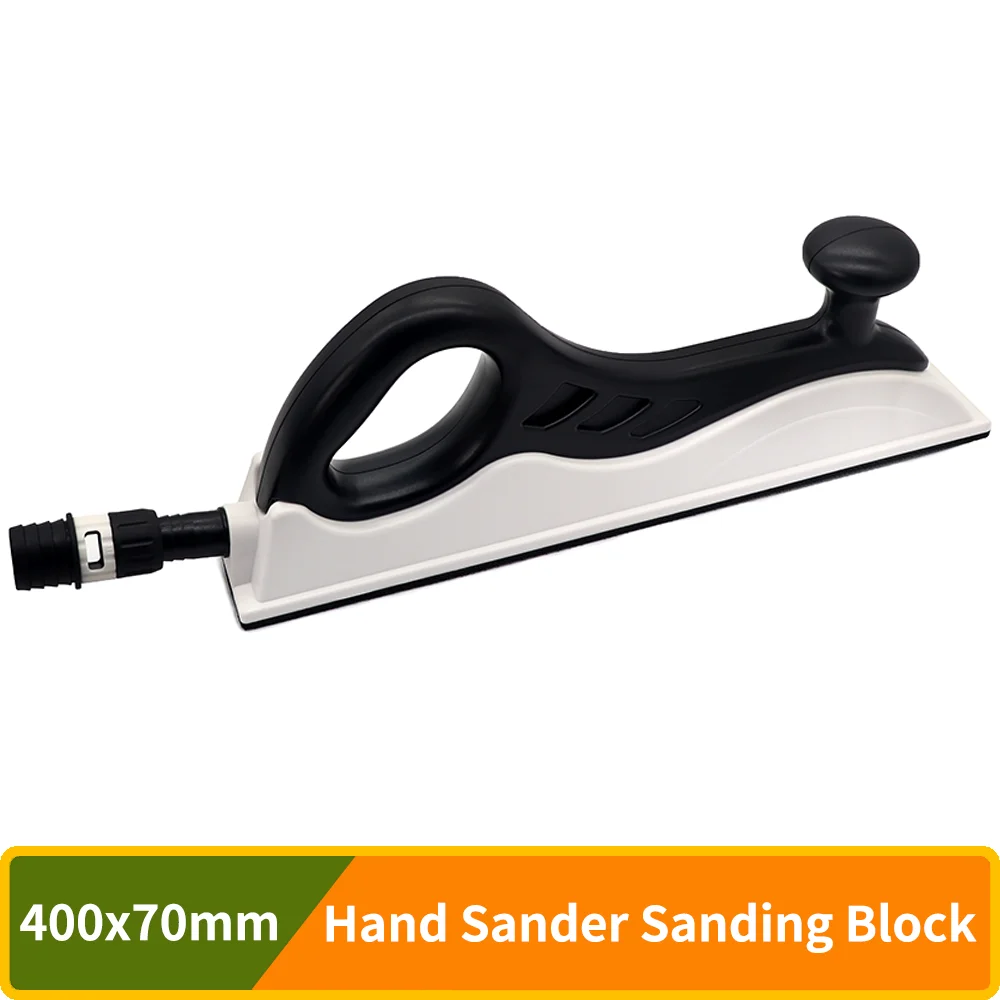 

1PC 400x70mm Handheld Sander Manual Sandpaper Tool Sanding Block Dust Extraction Hand Polisher Grinding Machine for Woodworking