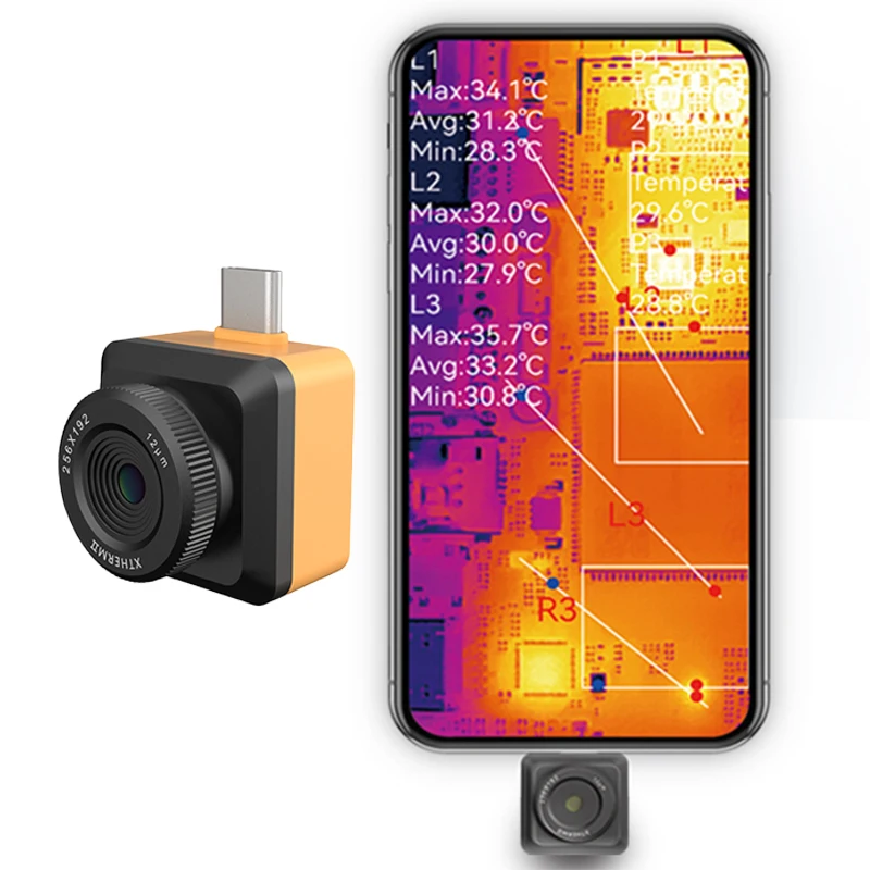 

InfiRay IRay T2S Plus Infrared Thermal Imaging Camera Professional Thermal Imager for Phone