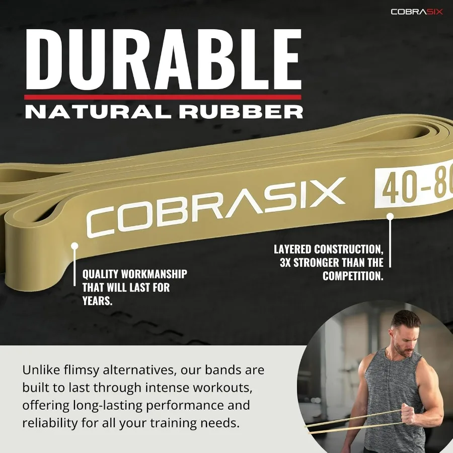 Resistance Bands | Long Resistance Bands for Working Out | Pull-Up Bands for Strength Training, Physical Therapy, Stretching, WO