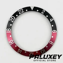 Vintage - Inspired High - Quality Aluminum Bezel Insert (Black Red)