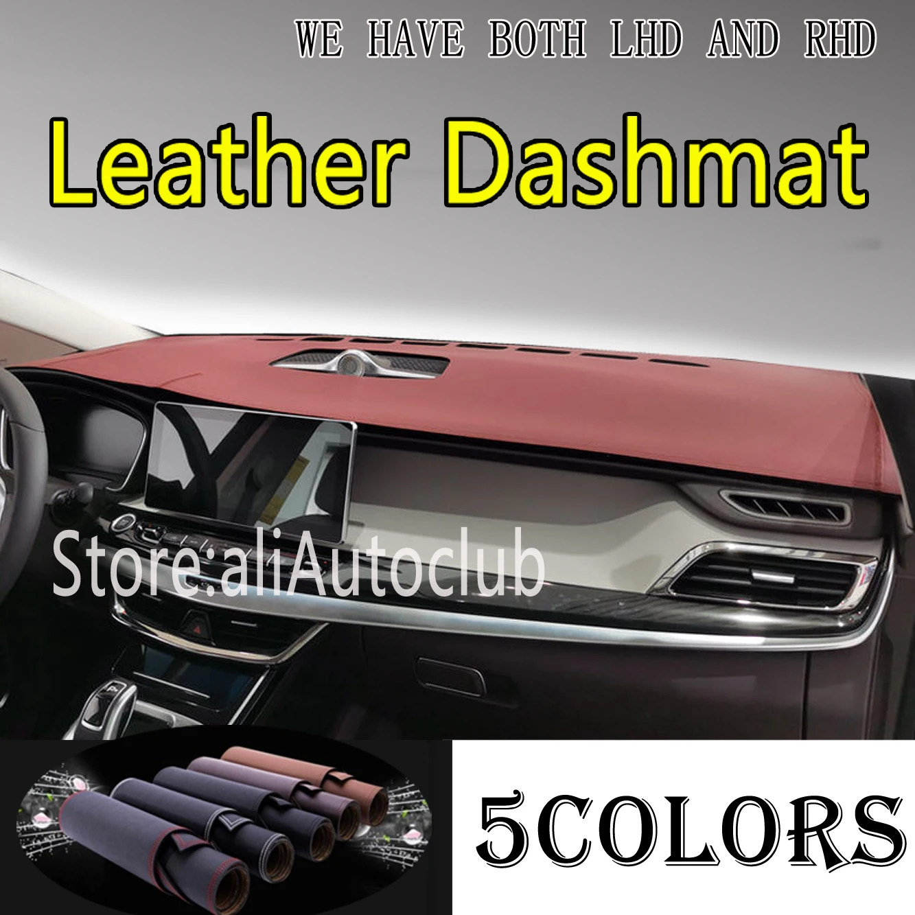 PU Leather Dashmat Suede Dashboard Cover Pad Dash Mat Car Accessories  Sunshade Carpet For Geely Xingyue L Monjaro 2021 2022 2023 AliExpress