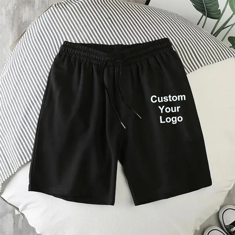 New Men's Custom Your Logo Quick-drying Short Pants Summer Sports Jogging Loose Fitness Shorts Mesh Breathable Beach Shorts 2