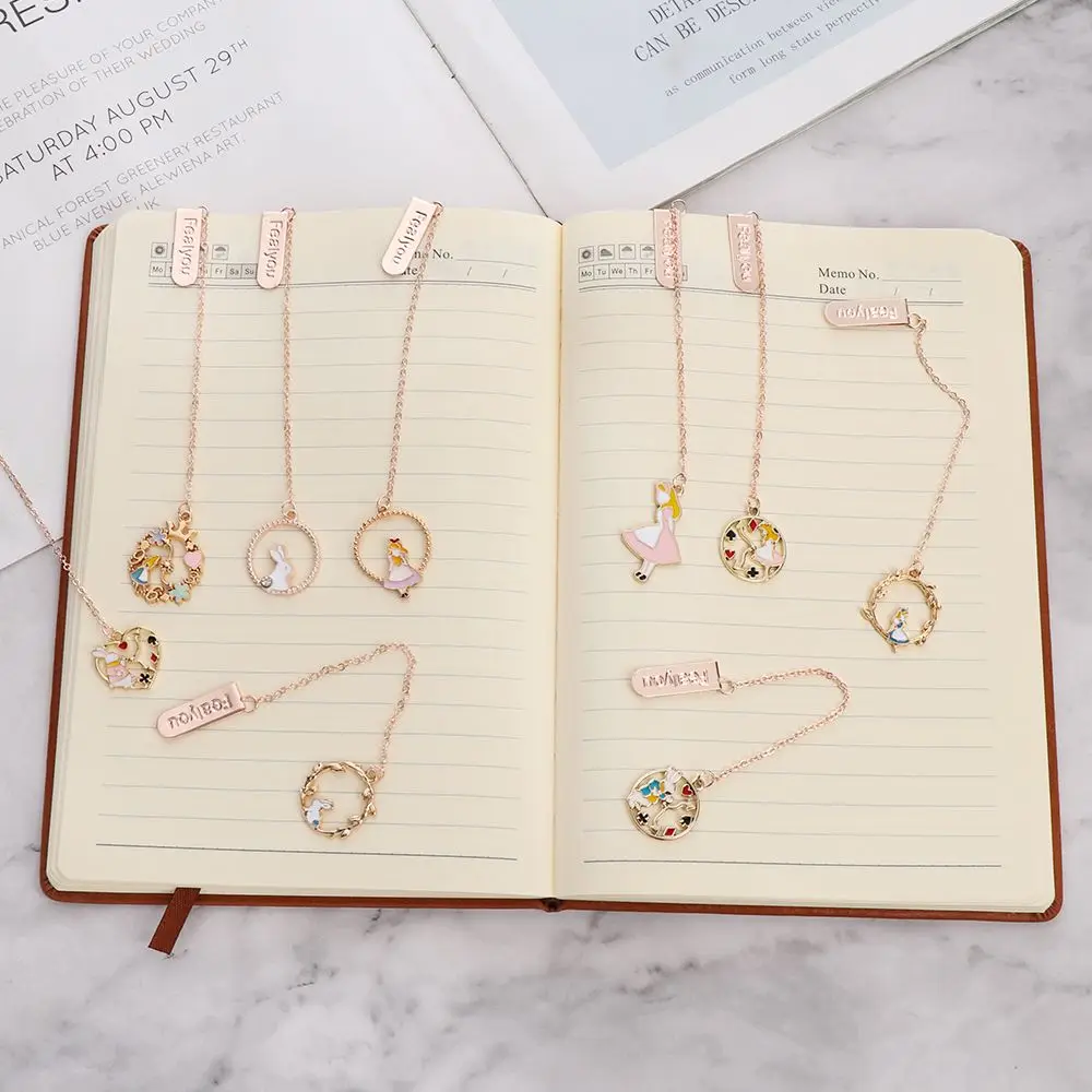 

Портативные школьные офисные принадлежности, зажим для книг, мультяшный персонаж, языки, закладки