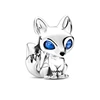 Blue eye Fox Owl Blue Gecko Highland Cow Elephant Charm Beads Fit Original European 925 Silver Bracelet DIY Women Jewelry Gifts 2