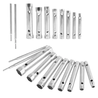 10Pcs Shower Valve Socket Wrench Set Carbon Steel Plumber Socket Wrench Double-Ended Tubular Spanner Set Tap Installation Wrench 1