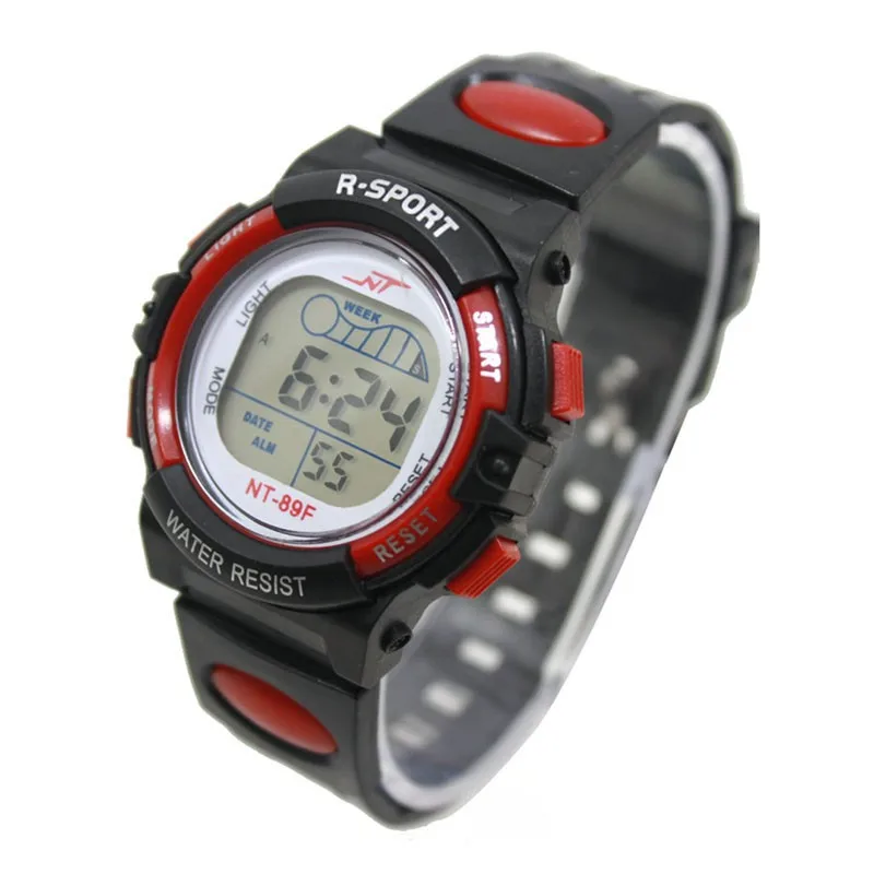 

Girl Boy LED Light Wrist Watch Alarm Date Digital Multifunction Sport RD Fashion Cool Unique Digital Literal Multi Layer simple