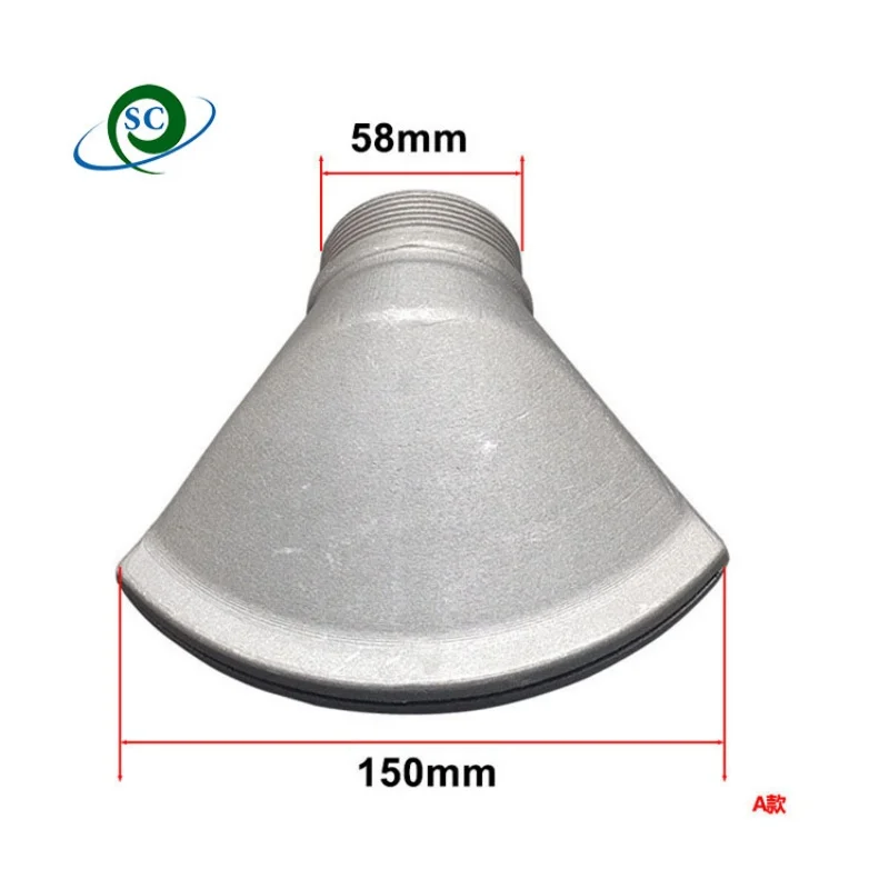 water truck sprayer parts duck mouth fan nozzle water spray nozzles 2''inch thread for water car,sprinkler parts fan nozzle 4