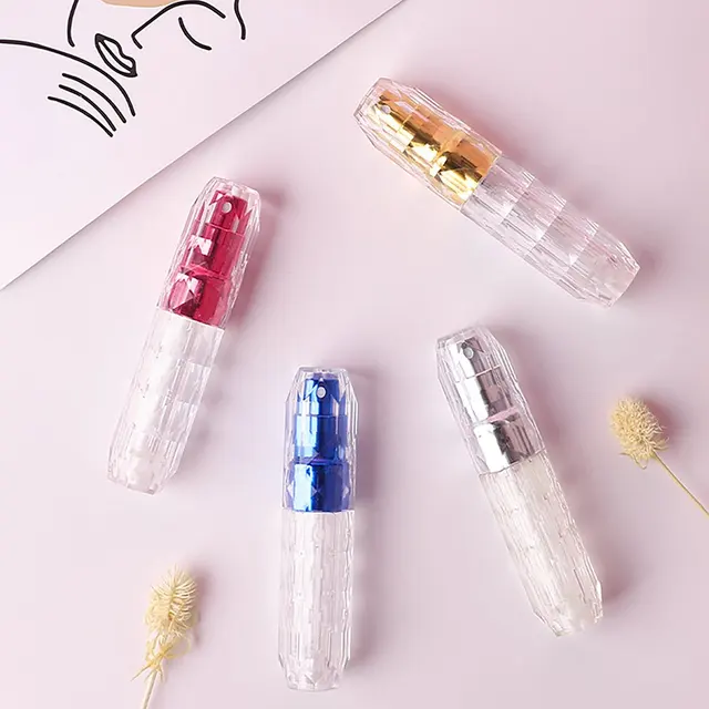 5 Ml Hordozható Mini Parfüm Adagoló Palackok Kiváló Minőségű Környezetbarát Újrafelhasználható Utazási Szervező Folyékony Esszencia Spray-Palack - Image 2