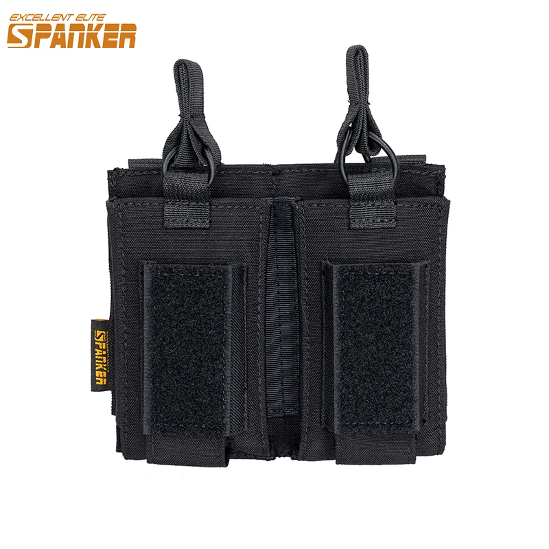 

Tactical Magazine Pouch Double Open-Top Triple Magazine Pouch Airsoft Pistol Mag Pouch For AK M4 M14 M16 Elastic Gun Mag Pouch