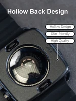 Boîtier métallique blindé + bracelet pour Apple Watch série 9 8 7 6 5 Se, verre HD résistant aux chutes, housse de protection étanche pour iWatch 44mm 45mm 5
