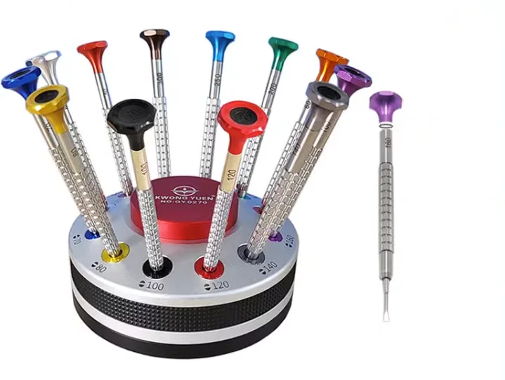 

0.5-3.0mm Stainless Steel Flat Watch Screwdriver Set