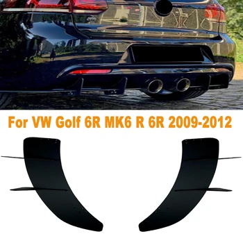 자동차 리어 범퍼 립 디퓨저 스포일러 스플리터 보호대, VW 골프 6R MK6 R 2009-2012 용 자동차 스타일링 액세서리