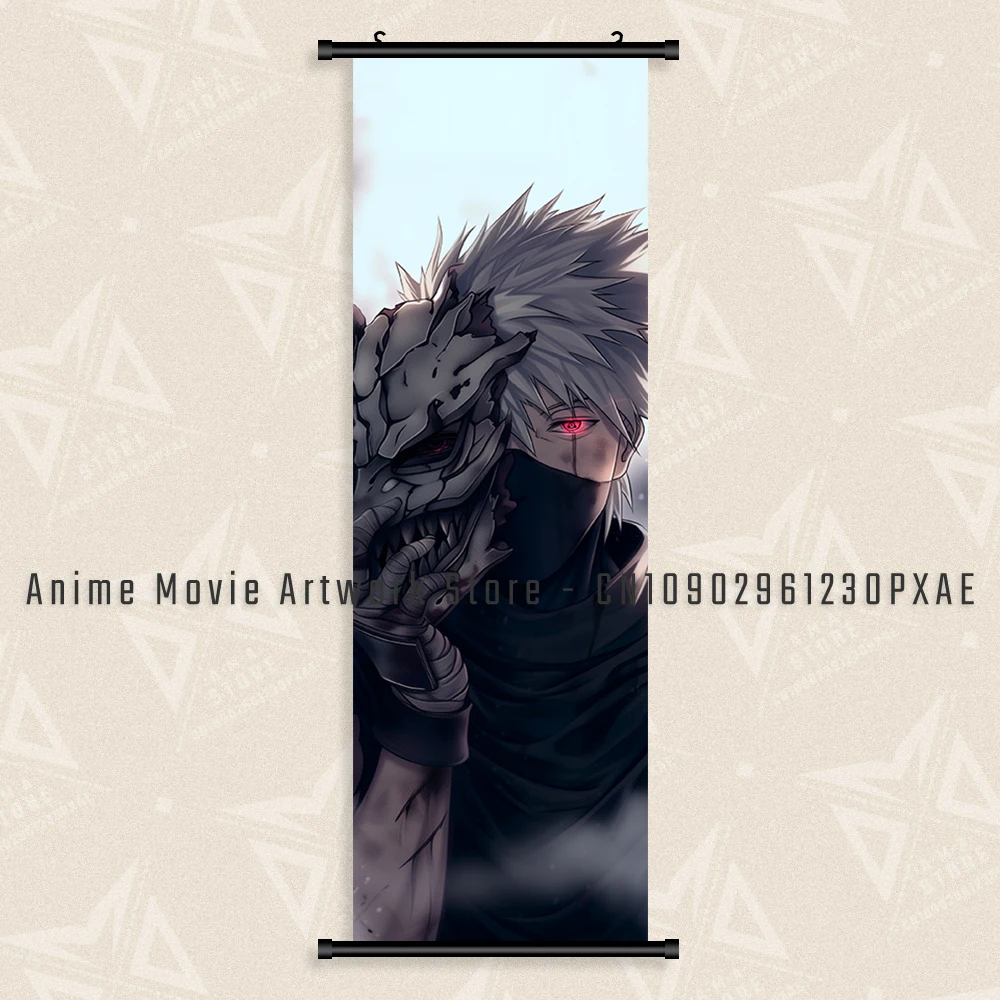 Naruto Anime Wall Art Canvas - Hatake Kakashi Home Decoration Mural