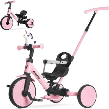 5-in-1 Convertible Kids Tricycle for Toddlers 1