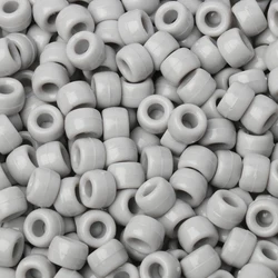 Set of 100 Luminous Acrylic Pony Beads - Large Hole Spacer Beads for DIY Crafts, Jewelry, Bracelets, and Hair Accessories (None Luminous 10)
