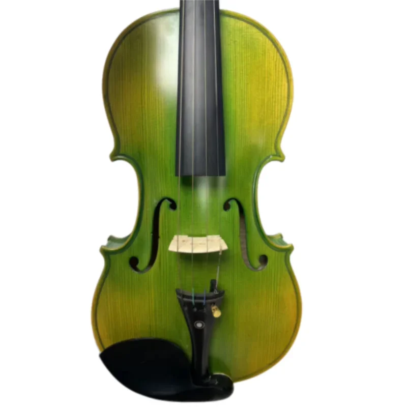 Strad style SONG master Green violin 4/4,one-piece flames maple back #7417