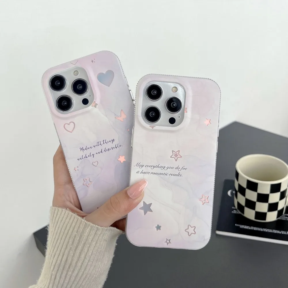 Custodia Per Telefono Con Motivo Laser Dream Star Love Cloud Per Iphone 11Promax 11 12Pro 12 13Promax 13Pro 13 14 14Promax Soft Shell