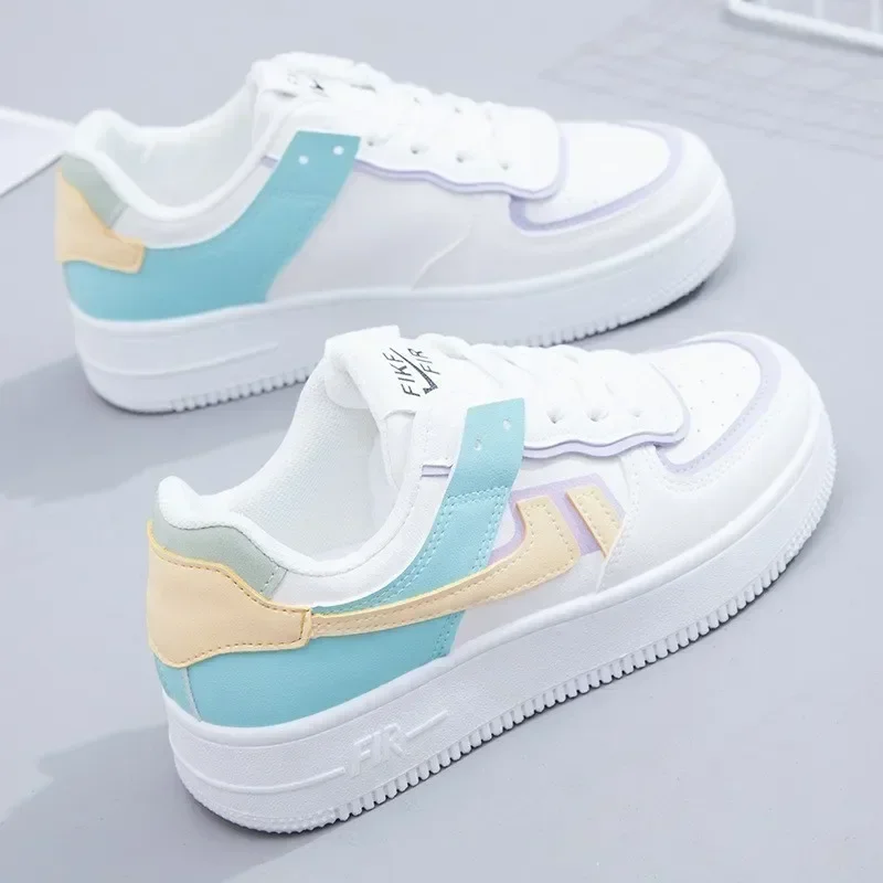 Frühling Herbst Mode Neue lässige bequeme runde Zehen atmungsaktive Sportschuhe mit dicken Sohlen und zufälligen Buchstaben auf dem Obermaterial – Detail 11