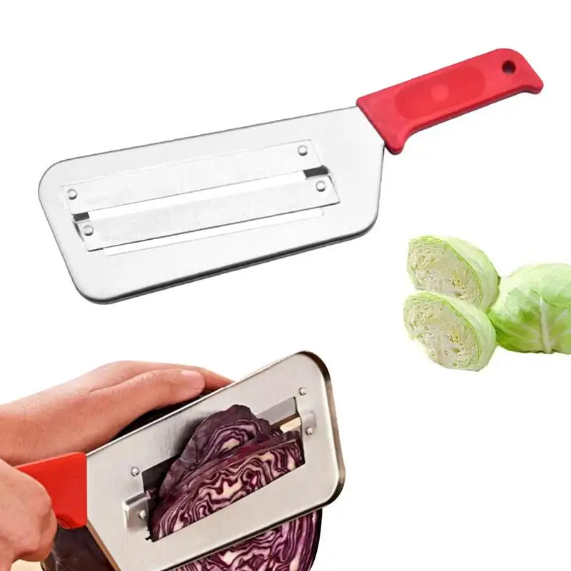 

Cabbage Shredder Tool Stainless Steel Cabbage Hand Slicer Manual Veggie Shredder with handle vegetables cutter kitchen supplies