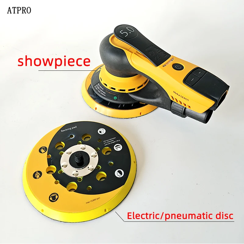 6 Inch Tray Suitable For MIRKA Dry Mill Self-adhesive Disc 150mm Sandpaper Sucker 6-inch Porous Sander Base
