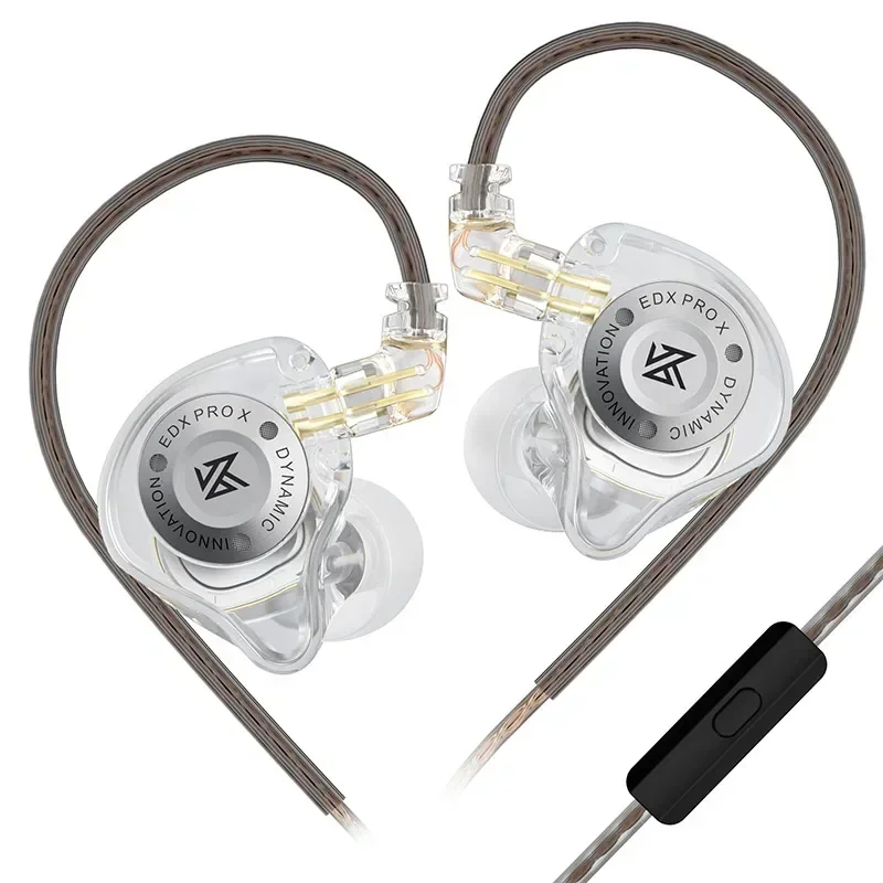 KZ EDX PRO X High-Fidelity Bass Earbuds with Noise Cancelling and 2-PIN Cable