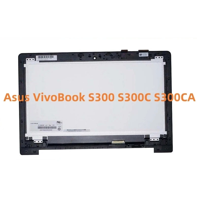 

13.3Inch LCD Touch Screen Digitizer with Bezel Display Assembly Repair Laptop For Asus VivoBook S300 S300C S300CA