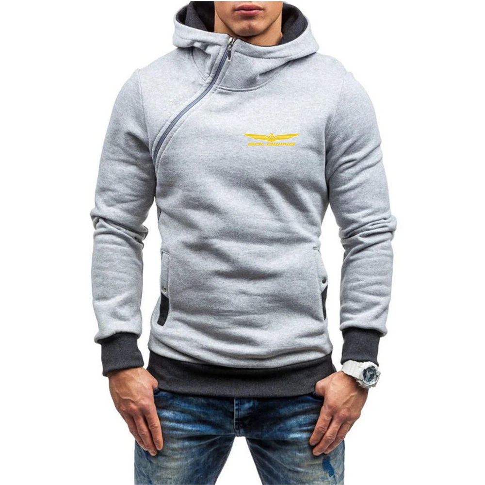 2023 men's new Golden Wing GL 1800 motorcycle autumn clothing Harajuku fashion printing comfortable five-color sports hoodie