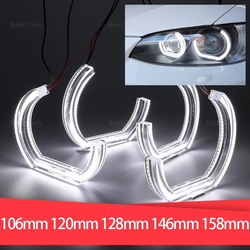

M style LED Angel Eyes Bulb Halo Ring White Lamp Car Light DRL Styling Light for BMW E38 E39 E60 E53 E46 E90 E91 E92 E93