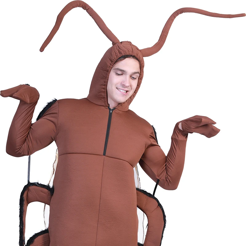 Animal Cockroach Cosplay Costume Halloween Funny Christmas Jumpsuit For Adult Kids Stage Performance Carnival Uniform cosplay costume