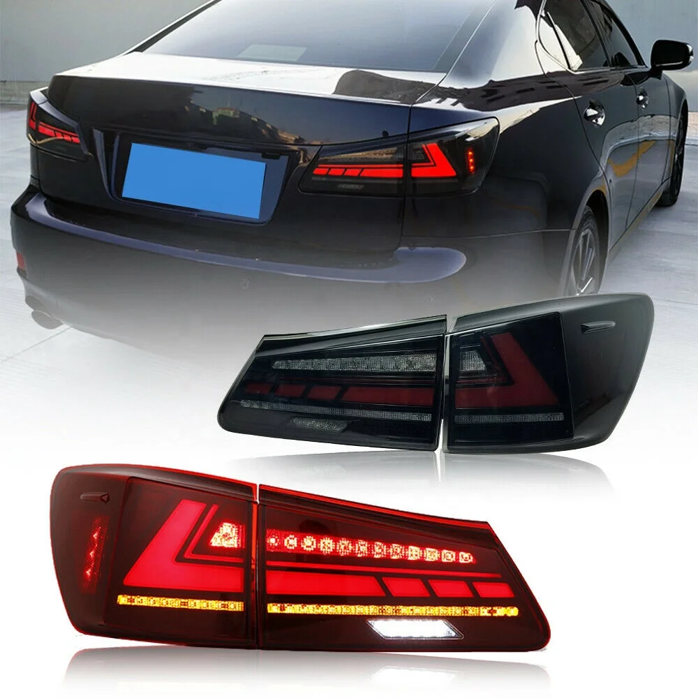 

Светодиодный задние фонари для Lexus IS250 IS350 ISF 2009 2010 2011 2012, последовательные задние фонари для анимации