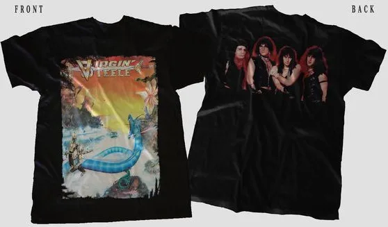

Новая футболка с рисунком Dtg/Dtf-Virgin Steele-Pulverizer-Размер: S,5XL