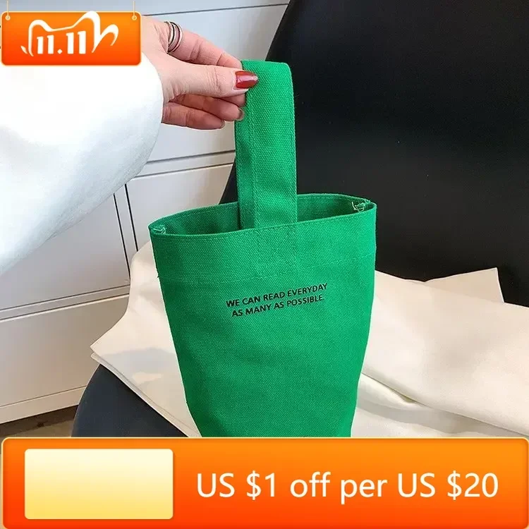 

New Large Capacity Casual Canvas Tote Women Handbags Casual Letter Shoulder Crossbody Bag Shopper Bag Purse for Women Bucket Bag