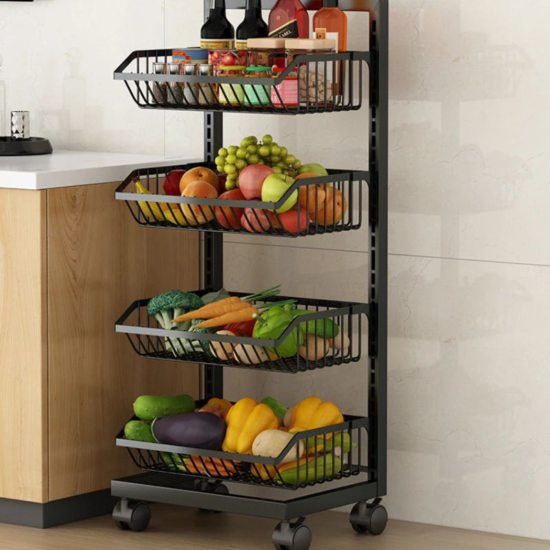 

Adjustable Kitchen Storage Organizer with Multi-layered Racks and Organization Organizer Item Supplies Items Cabinet