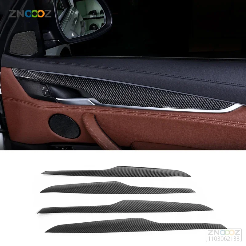 

carbon fiber trim for BMW x6 f16 2014-2019 series door trim interior accessories