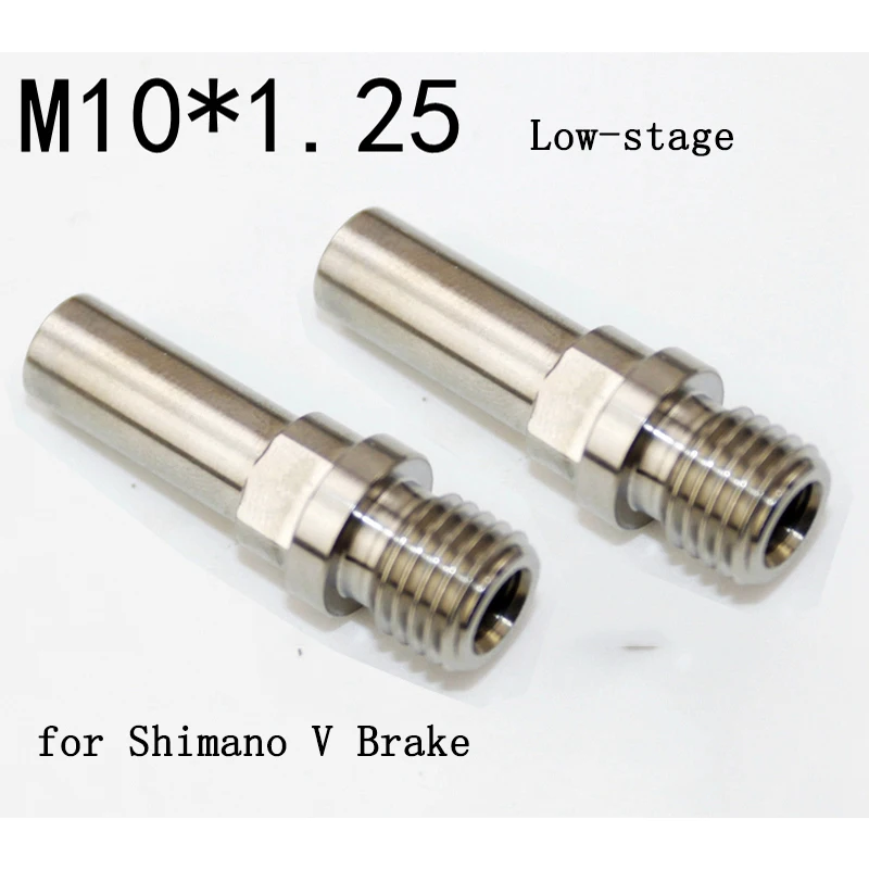 Bike Brake Adjuster Screw Bicycle V Brake Parts 2pcs Bike V Brake Bracket Mount Screw M10 M8 1.25/1.0mm for MTB Dahon Folding Bike for Giant Titanium Alloy V Brake Screws Bolts