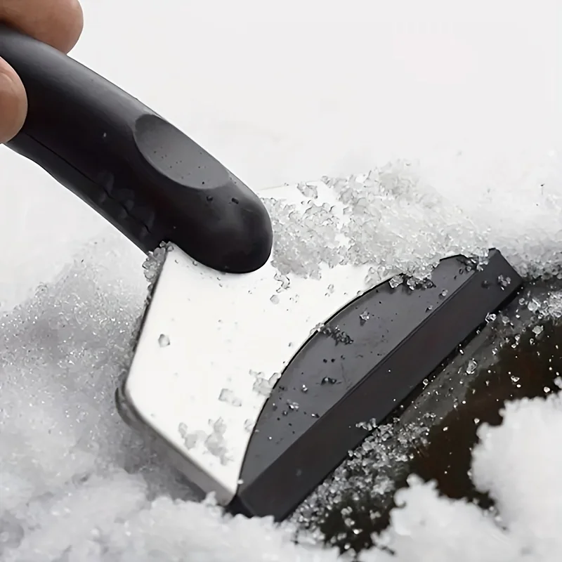 Car Snow Shovel Snow Removal Shovel Car Window Glass Defrosting Scraper Ice Removal Winter Cleaning Tool