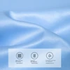 2023 Summer Short Sleeve High Density Silky Material Solid  Elastic Business Men Dress Shirts No Pocket Stretch Clothes 2