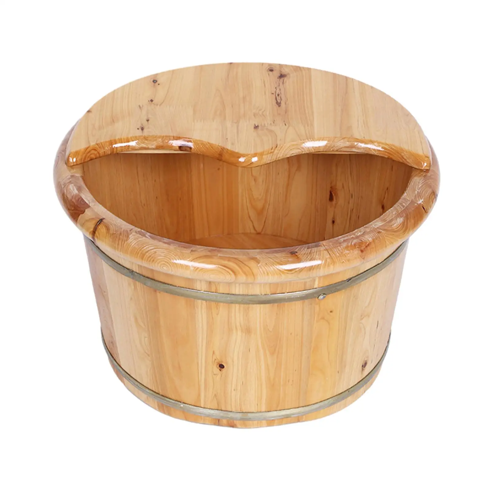 Foot Wash Bucket Home Foot SPA Wood Foot Footbath Bucket Foot Bath Barrel for Women and Men Sauna Bathroom Outdoor Soaking Feet