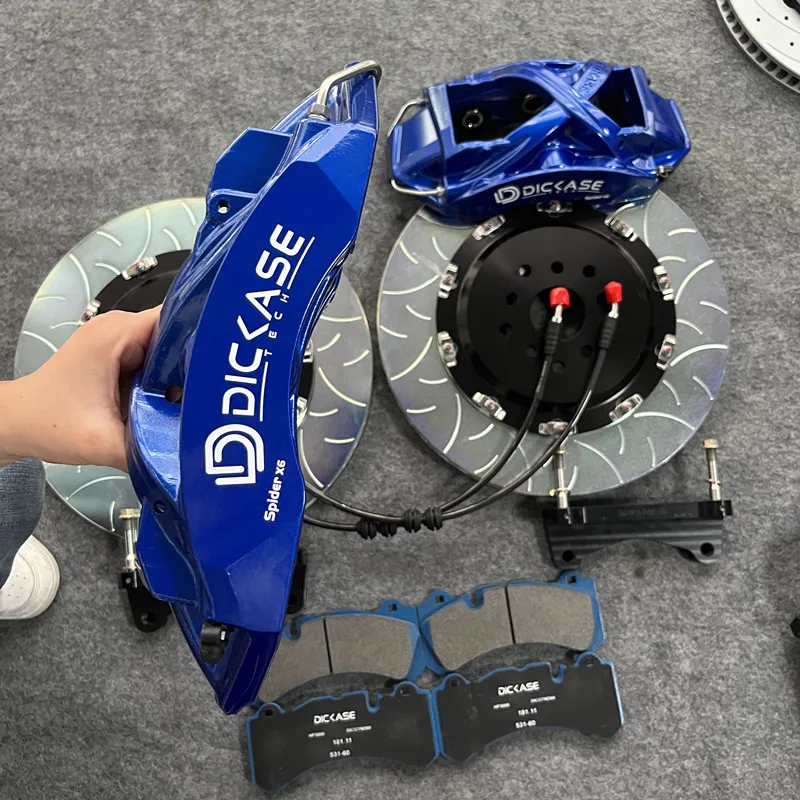 DickassFrontRearBrakeKitFullSet6PotCaliperCoverAluminiumfor