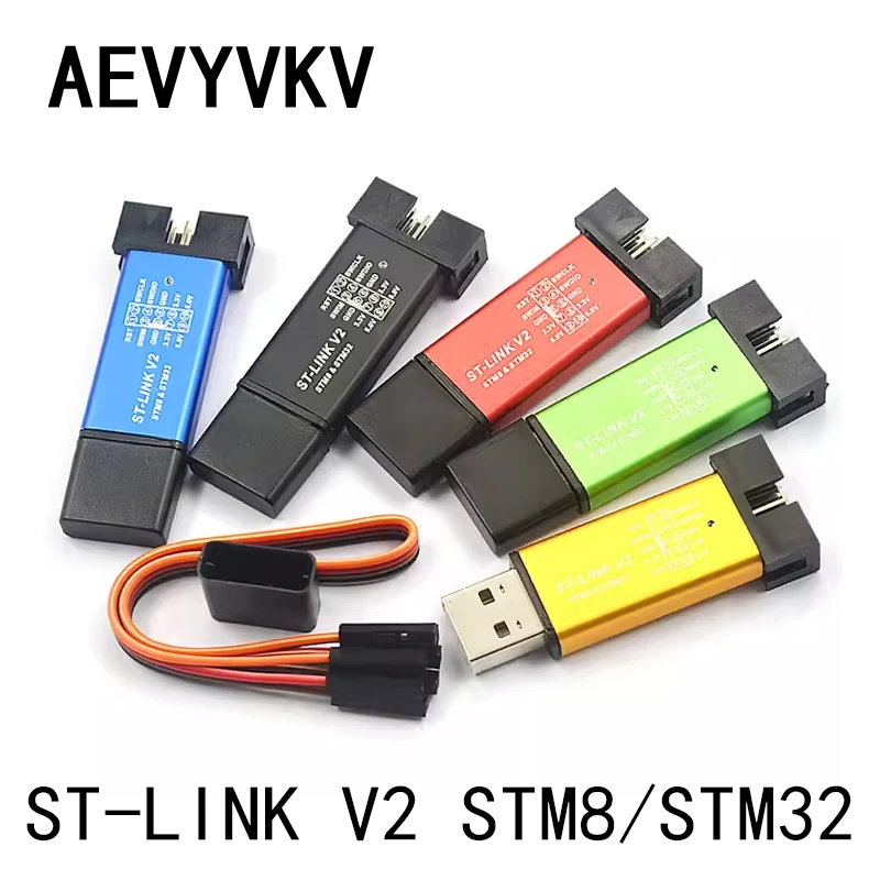 St-Link V2 Stm8/Stm32 Emulatori Programmazione St Link Downloader Masterizzazione E Debug Mcu Con Coperchio A41 Per Arduino