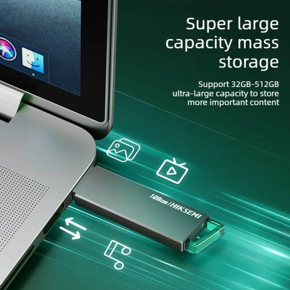 HIKSEMI U 드라이브 고속 USB 드라이브 512GB 256GB 128GB 64GB 32GB 마이크로 어댑터 미니 USB 플래시 드라이브