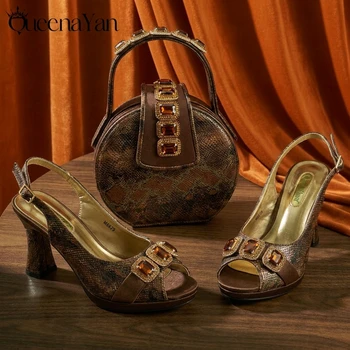 Three-Dimensional Bag and High Heel Shoes in Europe and America the First Choice for Fashionable Ladies for Parties and Work